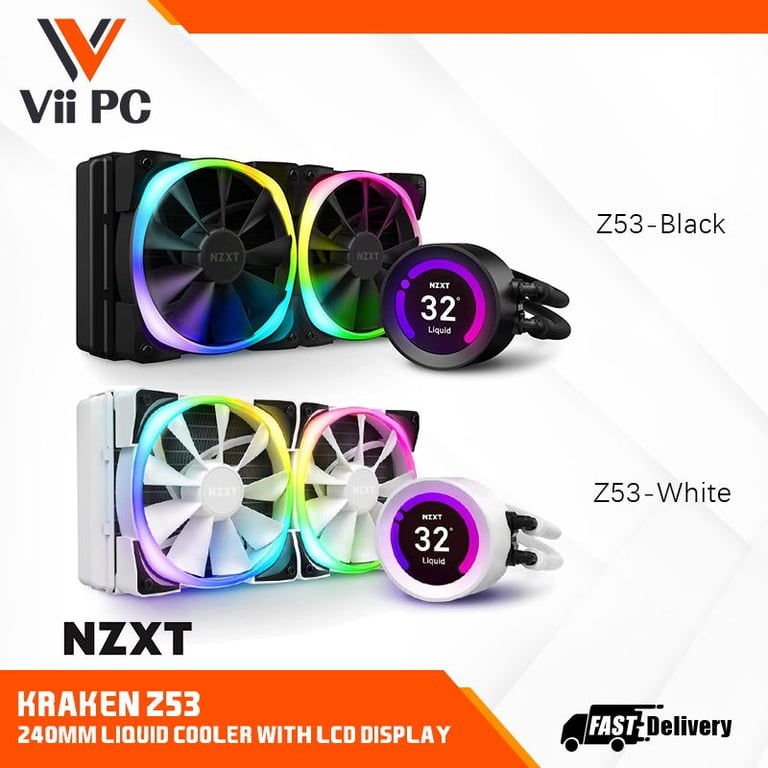 Nzxt Kraken Z53 RGB 240mm One-piece Water Cooling AIO Cpu Heat Dissipator