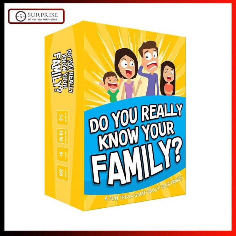 Do You Really Know Your Family? A Fun Family Game Filled with Conversation Starters and Challenges