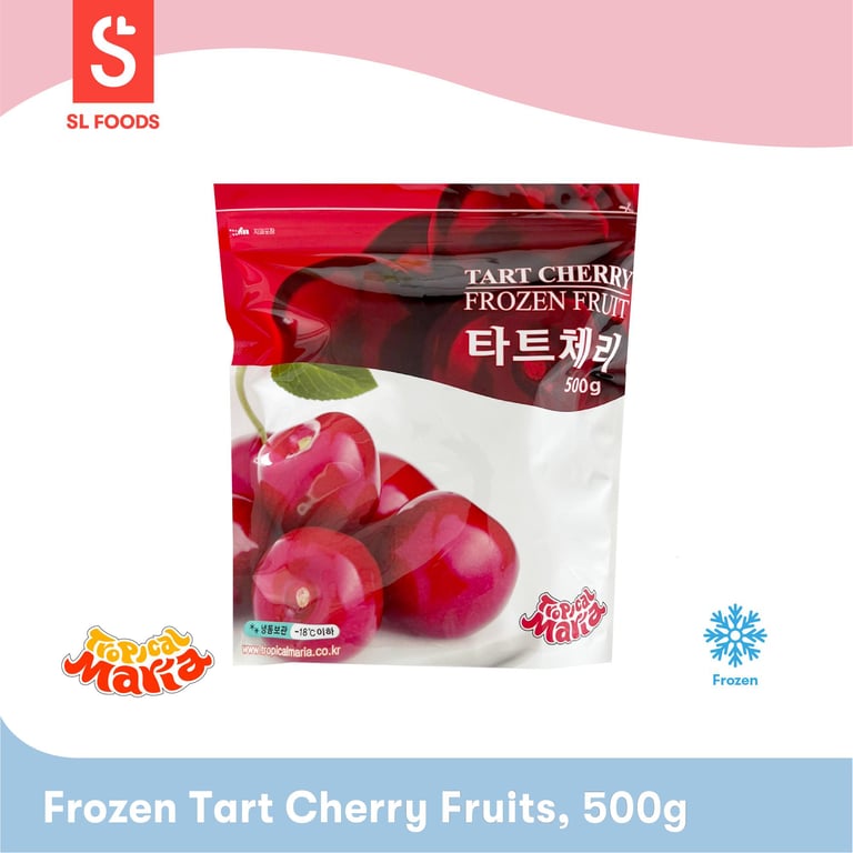Tropical Maria - Frozen Tart Cherry Fruits 500g - Korean