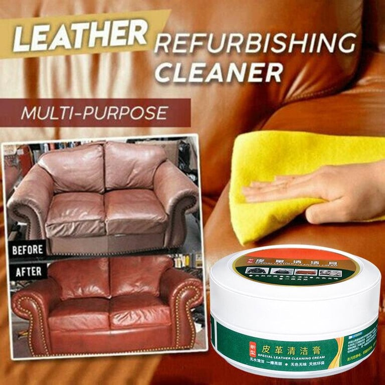 Leather Healing Balm Leather Cleaning Cream Cleaner for Leather Sofa Shoes Furniture