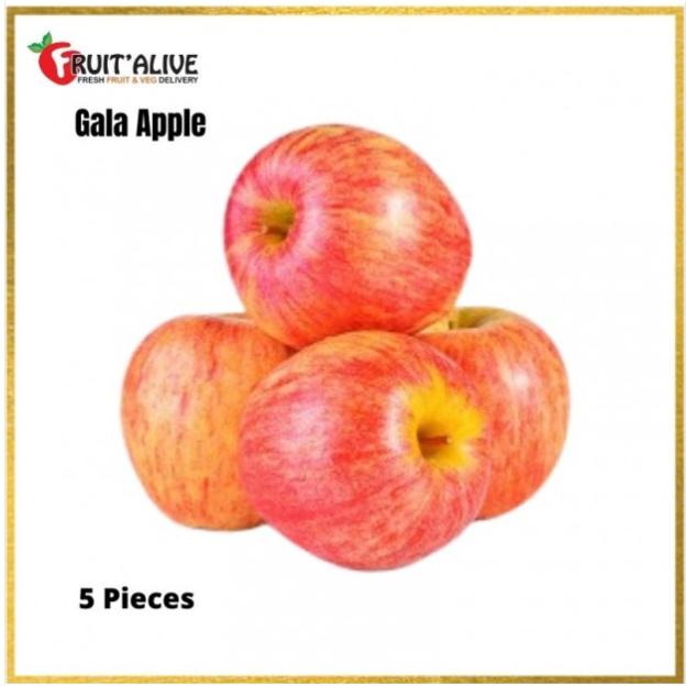 GALA APPLE 咔啦苹果 FROM NEW ZEALAND 5 PCS (FRUIT)