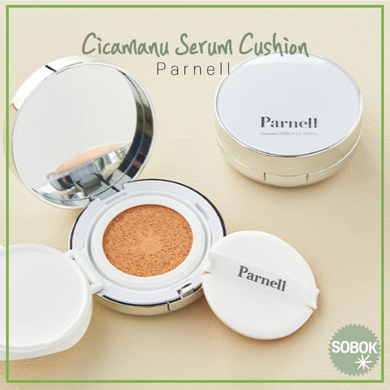 [Parnell] Cicamanu Serum Cushion SPF45 PA++ 2 colors /Foundation Cushion