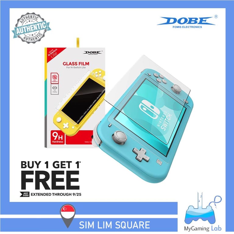 ★1+1★DOBE 9H Switch Lite Tempered Glass Screen Protector Tempered Glass Film