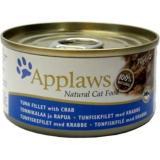 APPLAWS TIN TUNA FILLET WITH CRAB 70g