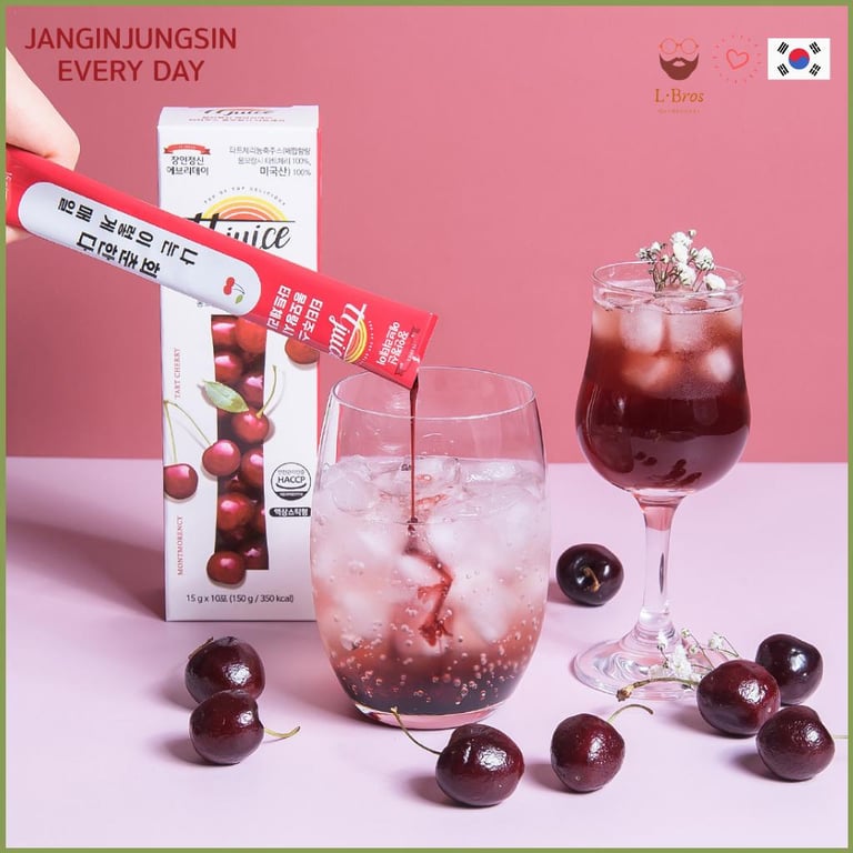 [JJ EVERYDAY]100% Montmorency Tart Cherry Liquid stick(35 cherries in one packet)/15gⅹ10ea