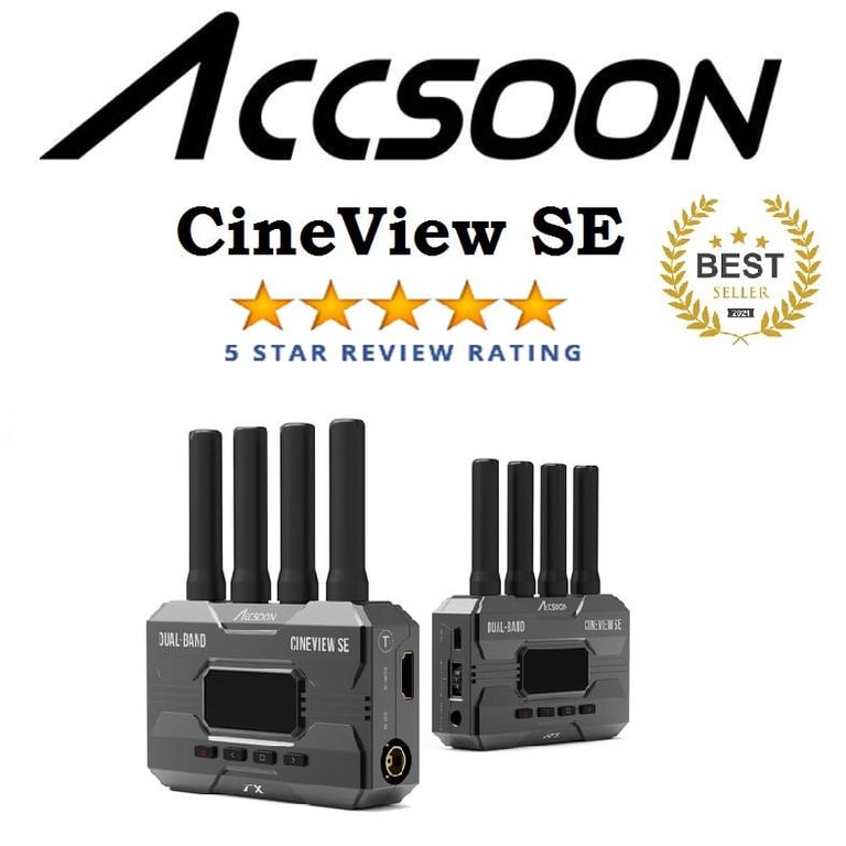 Accsoon CineView SE Multi-Spectrum Wireless Video Transmission System + 1 year local warranty