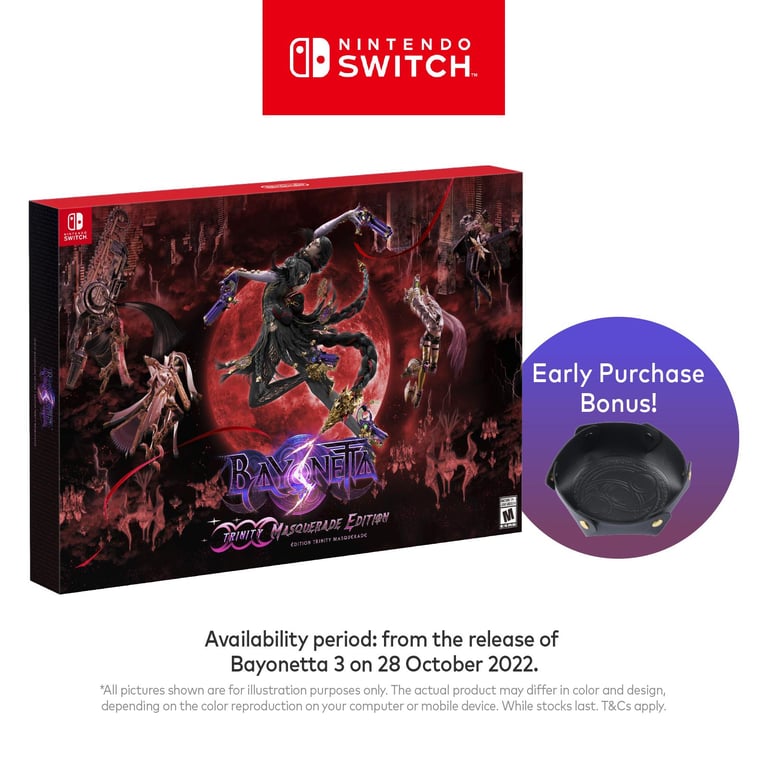 [Nintendo Official Store] Bayonetta 3: Trinity Masquerade Edition - for Nintendo Switch