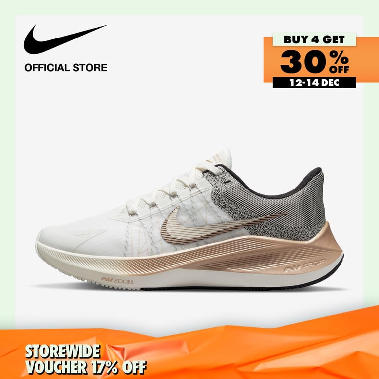 Nike Women's Winflo 8 Premium Running Shoes - Sail