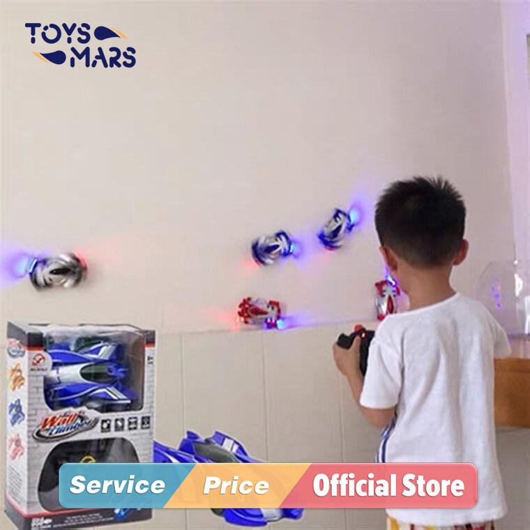 TOYSMARS Wall Climbing Stunt RC Car 2.4G Remote Control Anti Gravity Drift Car Ceiling Racer Climber USB Rechargeable Toy Wireless RC Vehicle for Birthday Christmas Gift Idea for Kid Teen Boy Mainan Kereta Control Drift 玩具车 遥控车 玩具Boy