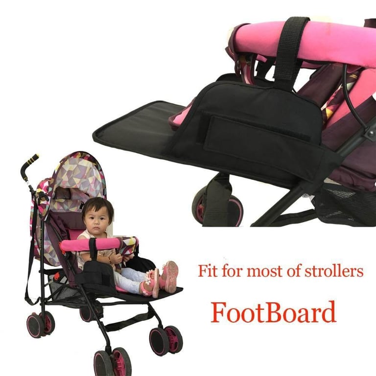 Pockit Baby stroller Accessories Footmuff Umbrella Pushchair Extension Footboard Fit Universal goodbaby gb Carriage seebaby Foot Rest 30x35 cm
