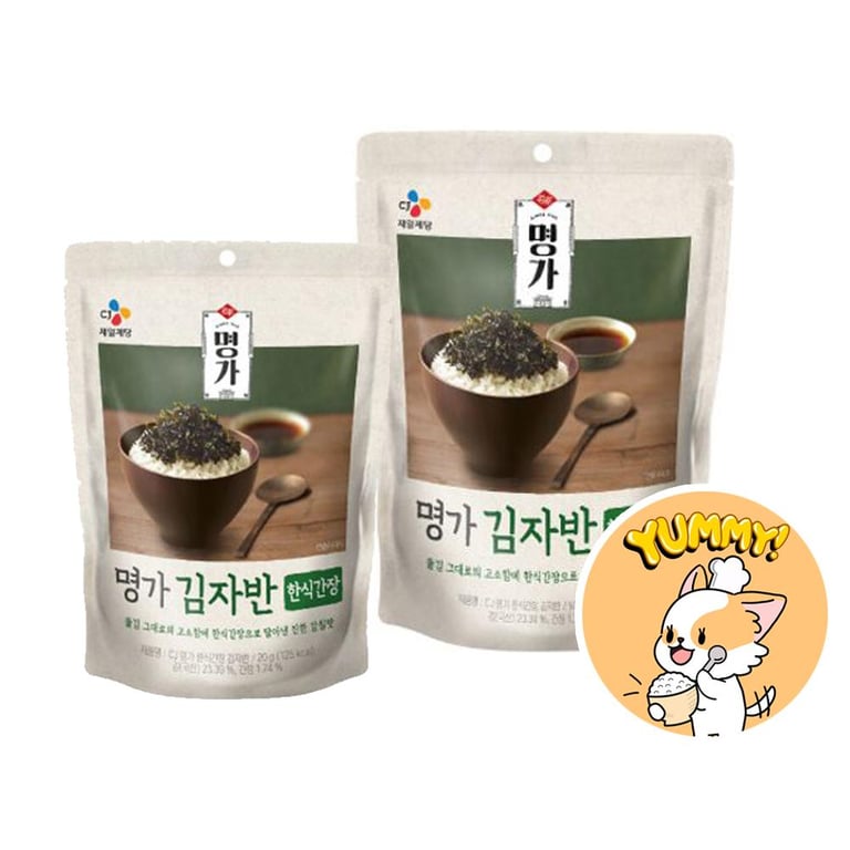 CJ Myung-Ga Myung-Ga Korea Seaweed FLAKE  Soy Sauce GIMJABAN food 20g 50g