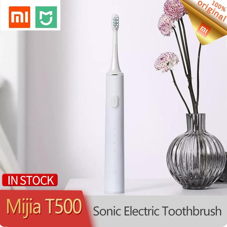 Original Xiaomi MIJIA T500 Sonic Electric Toothbrush Cordless USB Rechargeable Toothbrush teeth whitening Smart Ultrasonic Brush