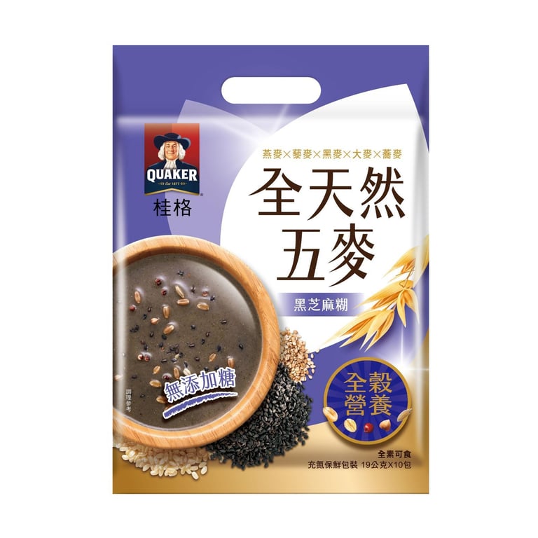 QUAKER All Natural Sesame Cereal Beverage No Added Sugar (10SX19G)