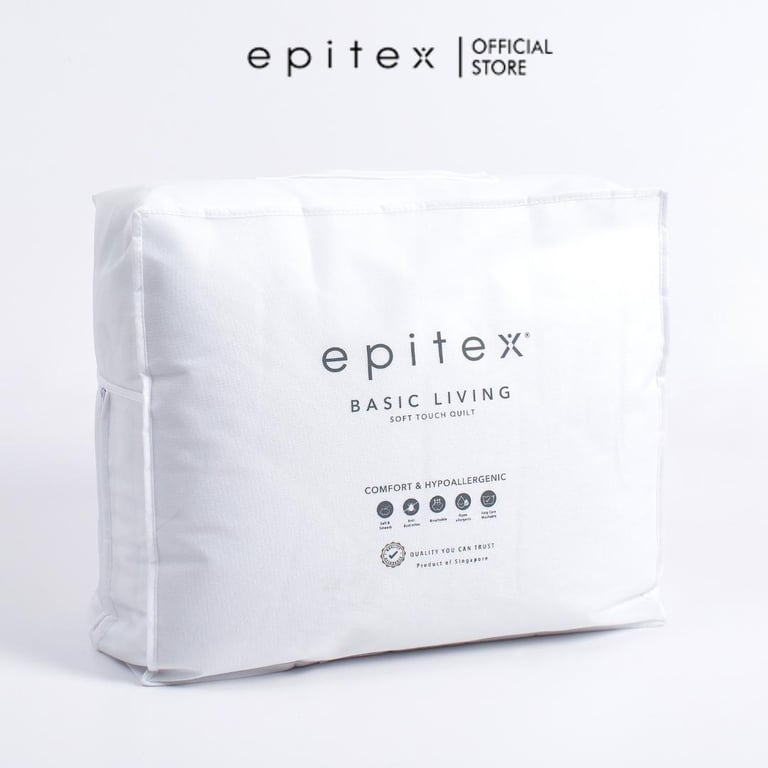 Epitex Basic Living Quilt - Duvet - Bedding Quilt - Soft - Anti Bacterial - Anti Dust Mite