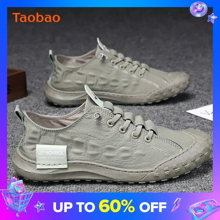 Spring and Summer Men's Shoes Men's Versatile Driving Korean Style Ice Silk Old Beijing Canvas Slip-on Lazy Shoes