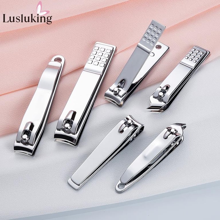 [Free Shipping]Hot Sale 1/3Pcs Set Nail Clippers Set Stainless Steel Fingernail & Thick Toenail & Ingrown Clippers,Nail Clipper Cutter Metal Case for Men and Women