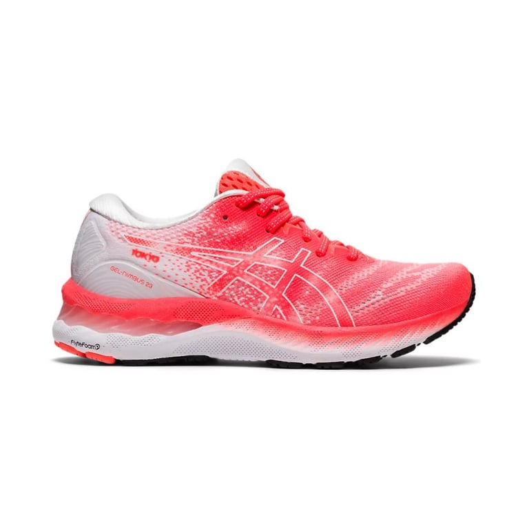 Asics Gel-Nimbus 23 - Women Running Shoes (Sunrise Red/White) 1012B140-600