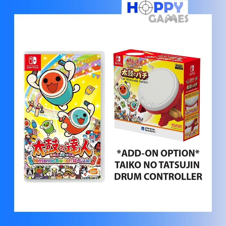 *CHOOSE OPTION* Taiko no Tatsujin Drum 'n' Fun! Hori Drum Controller Nintendo Switch [FULL ENGLISH GAMEPLAY]