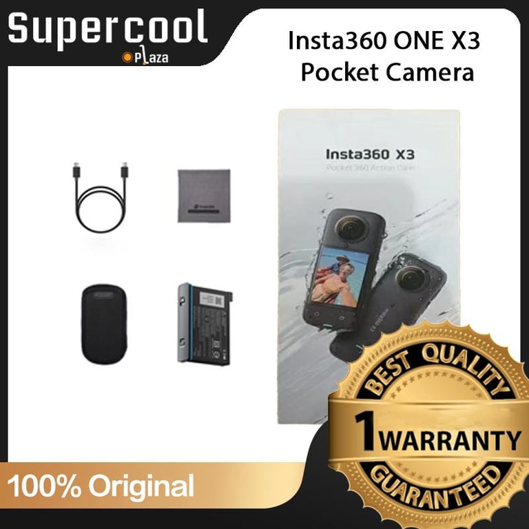 Insta360 ONE X3 X 3 5.7K IPX8 360° Sport Camera Action Camera Camera