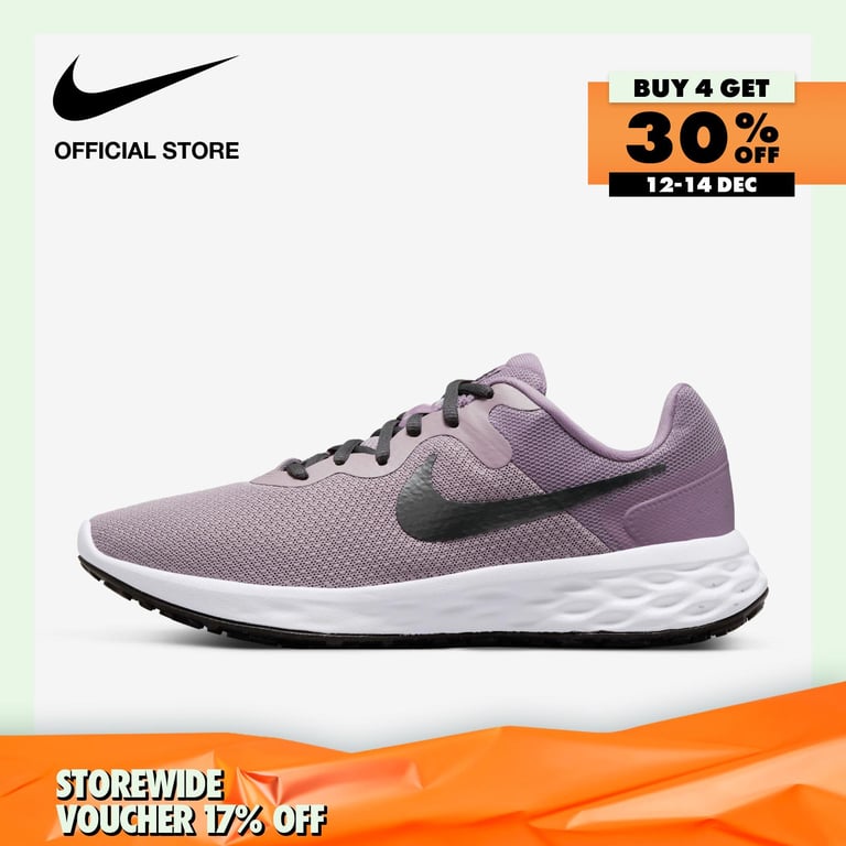 Nike Women's Revolution 6 Next Nature Road Running Shoes - Plum Fog
