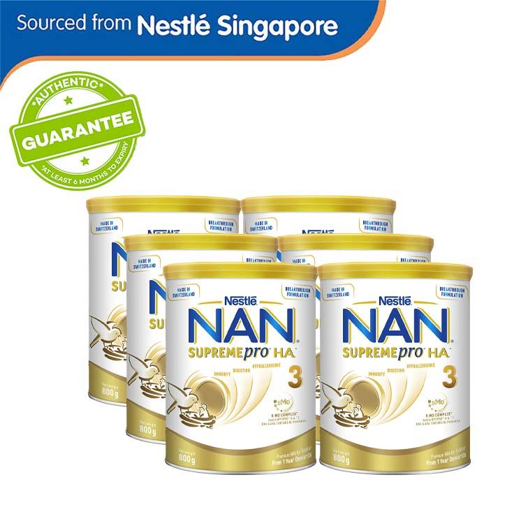 Nestle NAN SupremePro H.A. Stage 3 800g Milk Powder x 6 (Carton)