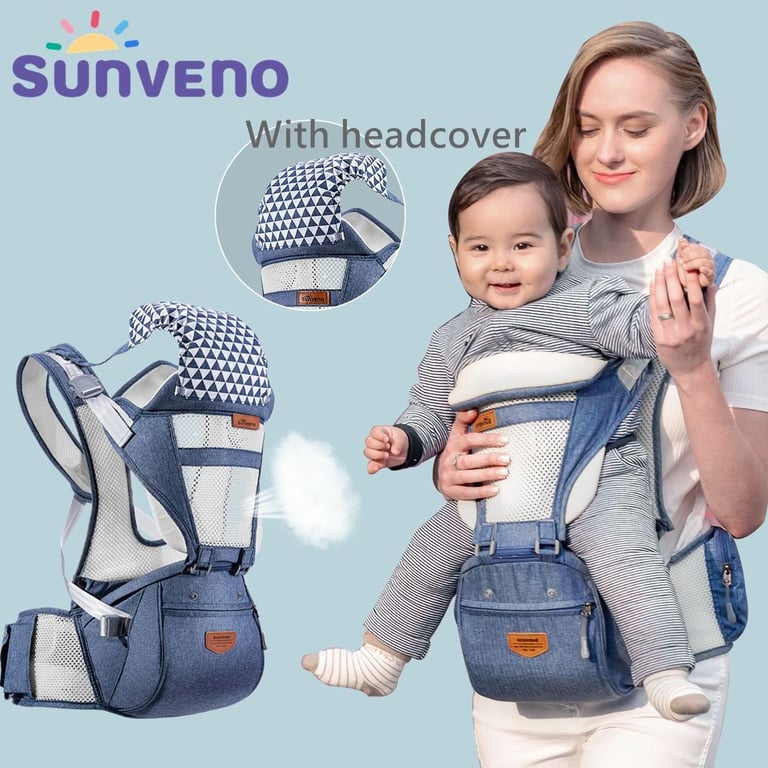 Sunveno Breathable Baby carrier ergoryukzak Front Facing Baby Carrier Comfortable sling for newborns