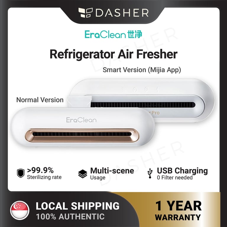 EraClean Refrigerator Deodorizer Sterilizer Purifier Odor Eliminator | Normal and Max Version
