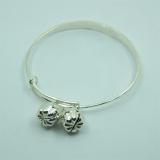 Silver 1314  925 Pure Silver bangle    925纯银手镯