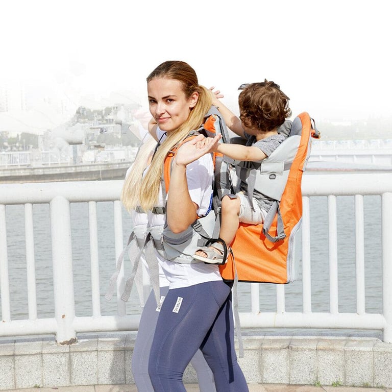 Foldable Baby Child Hiking Carrier Backpack Waterproof Toddler Travel Backrest Outdoor Climbing Chair Shoulder Carry Back Chair