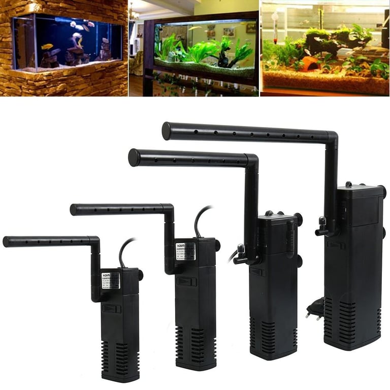 DFVDSPW Cycle Submersible Pump Water Purifier Mini Air Pump Oxygen Internal Pump Fish Tank Filter Aquarium Filter