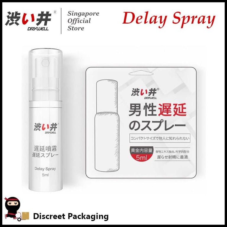 DRYWELL Sex Delay Spray For Man | 5ml Not Numbing | Premature Ejaculation | Sprays for Men Sex Prolong Natural Formula Sex Products