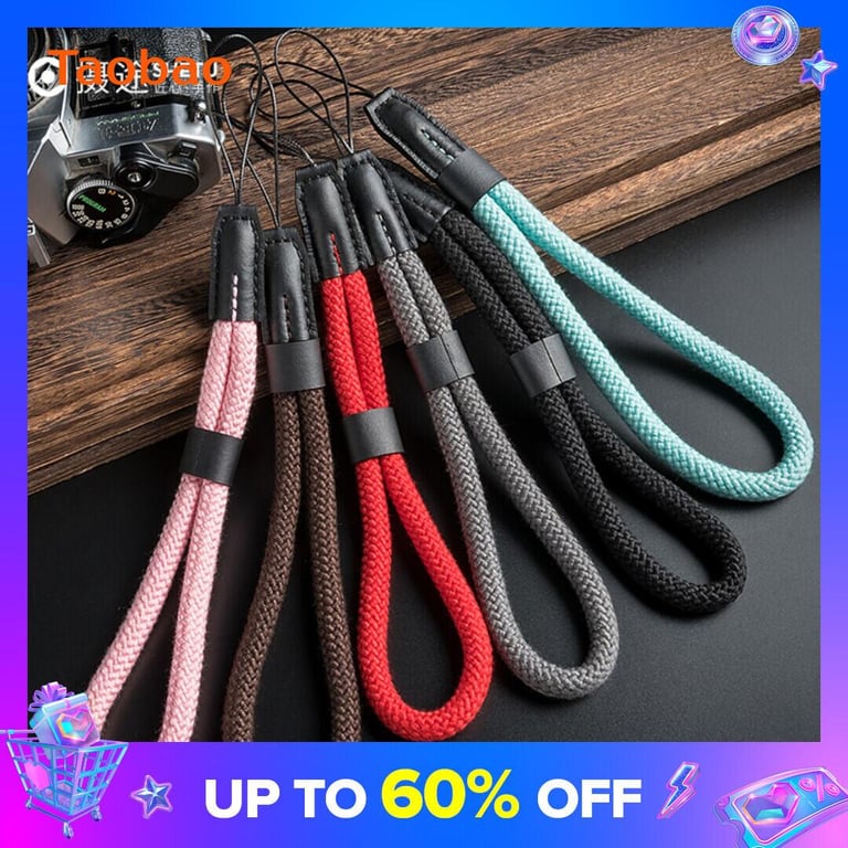 Photography Micro Single Camera Wrist Strap Polaroid Camera Carrying Strap Cotton Camera Strap Card Machine Wrist Strap Mobile Phone Strap Lanyard
