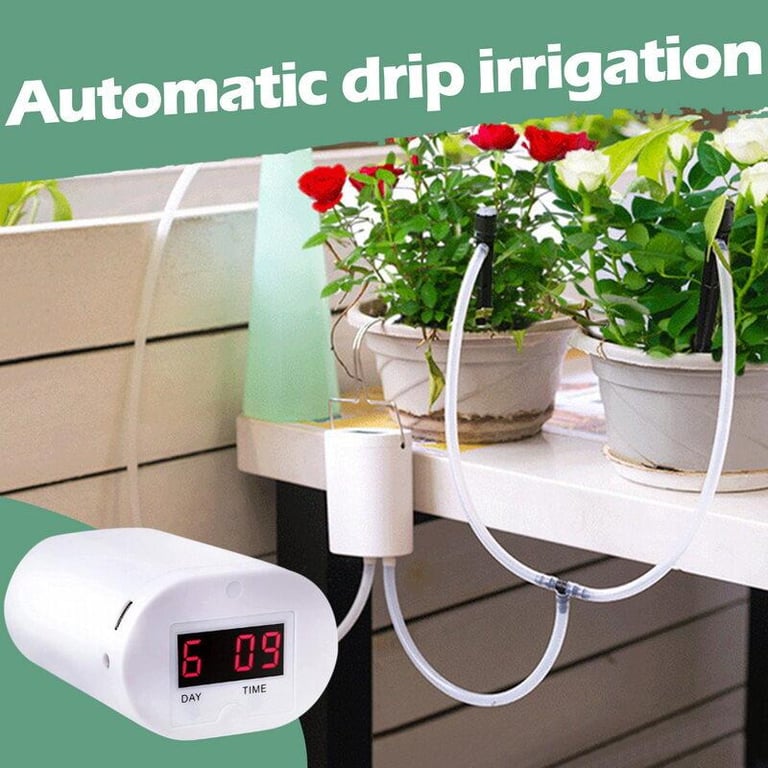 2/4/8 Head Garden Automatic Watering Pump Plants Self Watering Smart Timer Plants Drip Irrigation Device Water Pump System