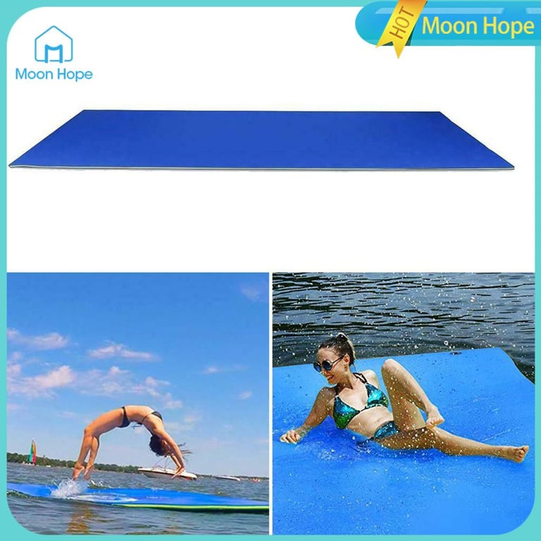 Moon Hope Water Float Mat Swim Pool Floating Pad Lake Unsinkable Mattress Oasis Toy