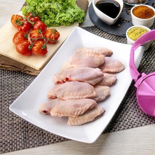 Frozen Lacto Chicken Mid Joint Wing 500g x 6 PKT Bundle