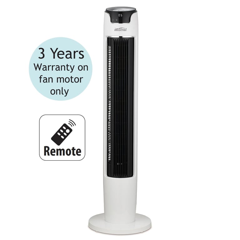 Bulky - Mistral MFD4880R Remote Tower Fan