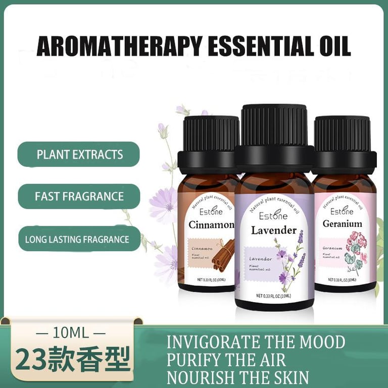 10ML Essential Oil 100% Natural Plant Aromatherapy Diffuser Humidifier Massage