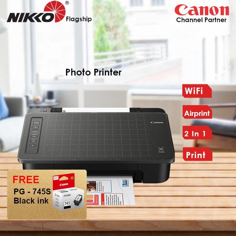 Canon PIXMA TS307 Wireless Single Function Home Inkjet Printer TS-307 TS 307