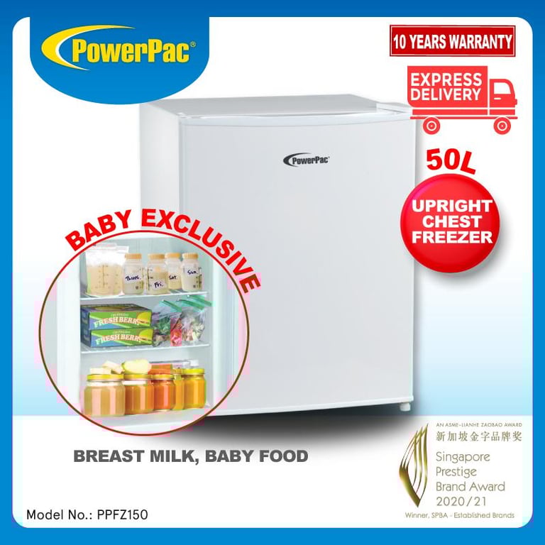 PowerPac Chest freezer, Mini freezer 50L (PPFZ60)