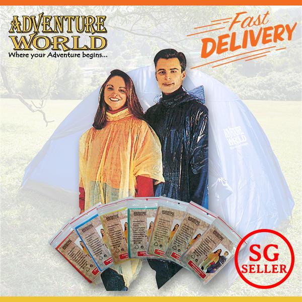 5pcs Adventure World Emergency Poncho / Disposable Poncho