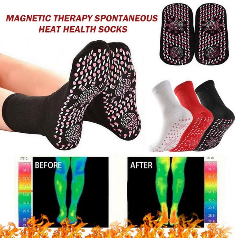 Cyprus Comfortable Elastic Durable Self-Heating Health Care Socks Magnetic Therapy Massage Warmth And Cold Resistance Cotton Socks
