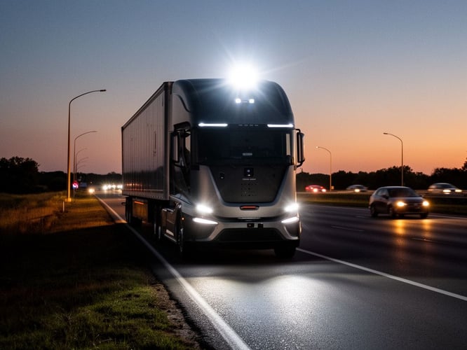 Aurora and Kodiak AI win federal waiver to replace roadside triangles with cab‑mounted beacons on autonomous trucks
