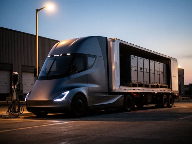 Tesla begins deliveries of Semi electric lorry