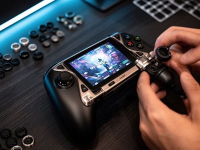 Genki’s New Customizable Controller Has a Big Screen and Adjustable Buttons