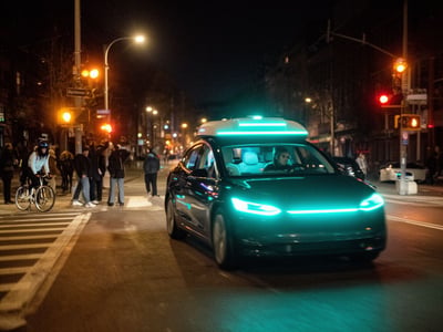 U.S. regulators propose cyan lighting on robotaxis to indicate active driving
