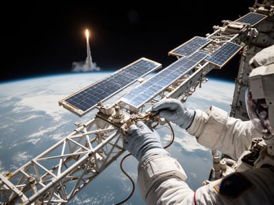 SpaceX’s Falcon 9 delivers NASA science payload and Redwire solar array upgrades to the ISS