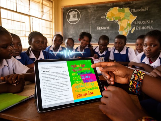 UNESCO rolls out AI program to embed African languages in digital classrooms