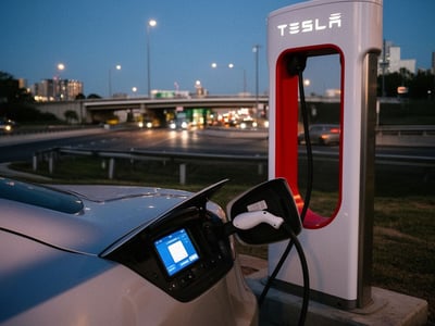 Tesla launches AI‑driven autonomous charging network