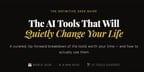 The AI Tools that will Quietly Change Your Life