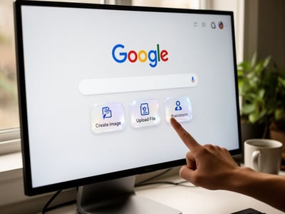 Google confirms new homepage buttons pointing to AI Mode